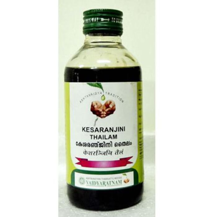 Vaidyaratnam Kesaranjini Thailam Oil - Nibasu