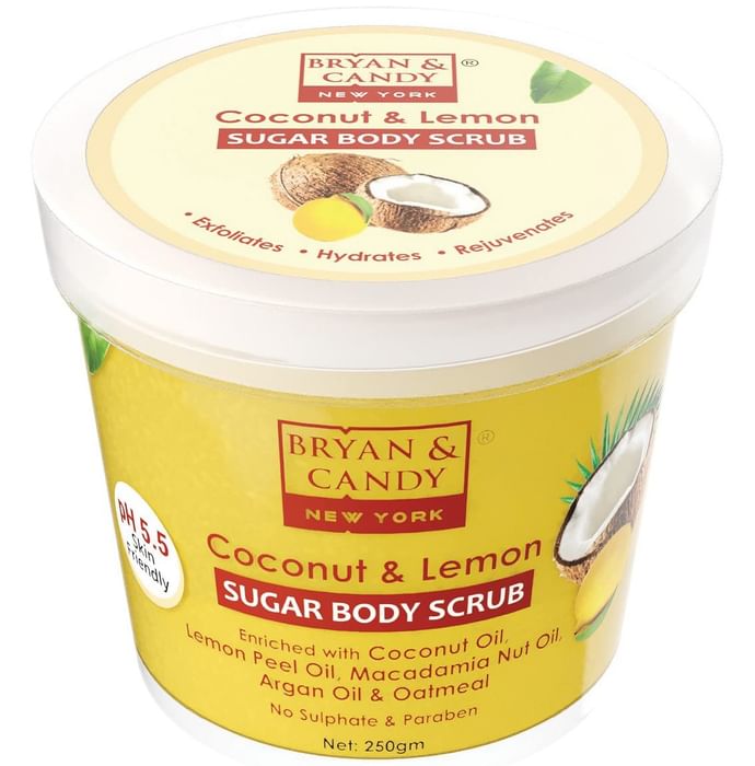 Bryan & Candy Sugar Body Scrub Coconut & lemon - Nibasu