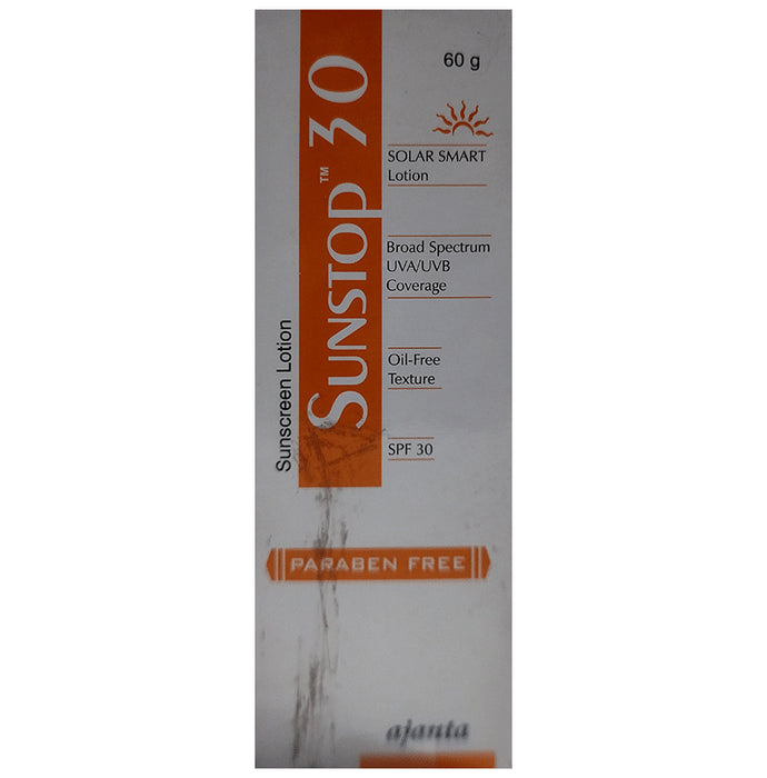 Sunstop Spf 30 Sunscreen | Oil-Free & Paraben Free Lotion - Nibasu