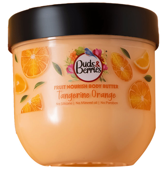 Buds & Berries Fruit Nourish Body Butter Tangerine & Pear - Nibasu