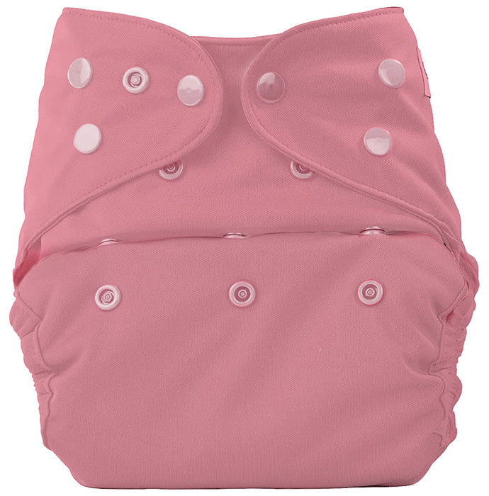 Bumberry Adjustable Reusable Cloth Diaper Cover Without Inserts Mauve - Nibasu