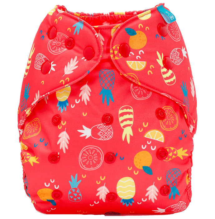 Bumberry Adjustable Reusable Cloth Diaper Cover Without Inserts Pineapple - Nibasu