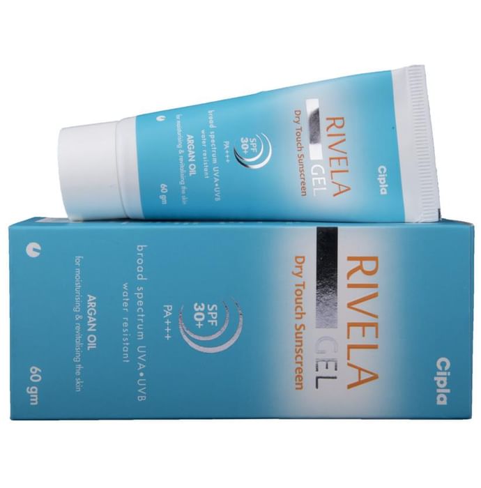 Rivela Dry Touch Sunscreen Gel SPF 30+ - Nibasu
