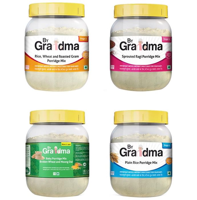 ByGrandma Breakfast, Lunch and Dinner Combo Baby Food - Nibasu