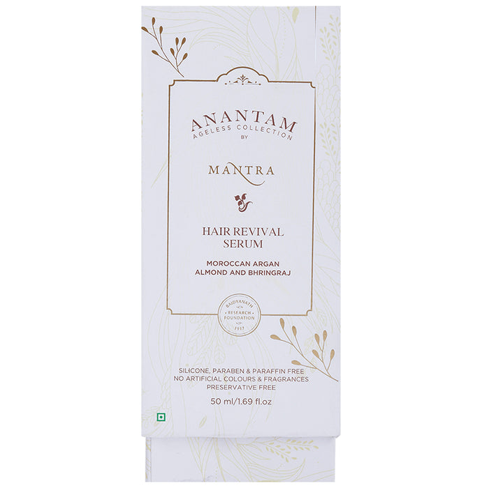 Mantra Anantam Hair Revival Serum Moroccan Argan Almond and Bhringraj - Nibasu