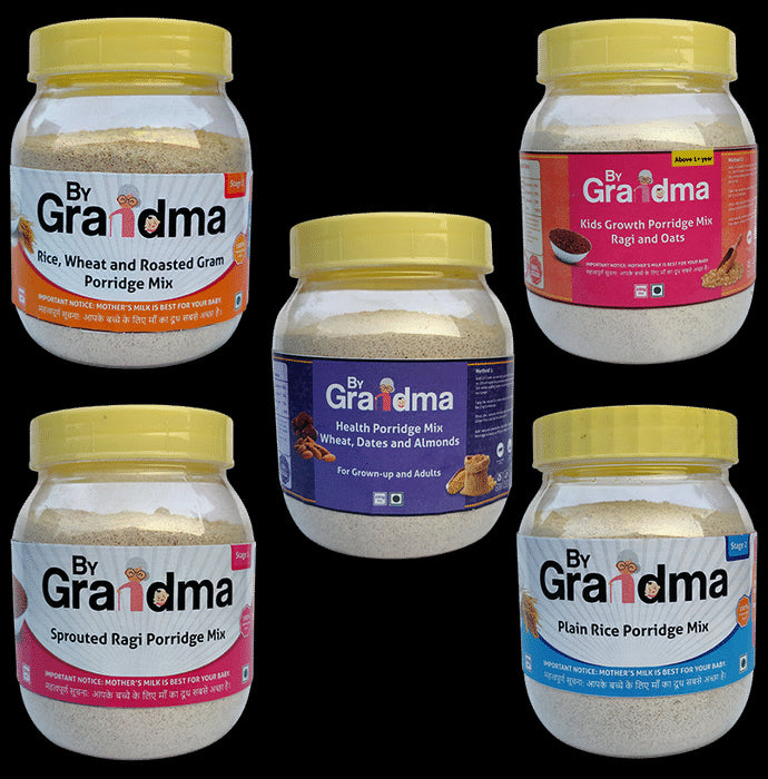 ByGrandma Combo Pack of Breakfast and Dinner Baby Food - Nibasu