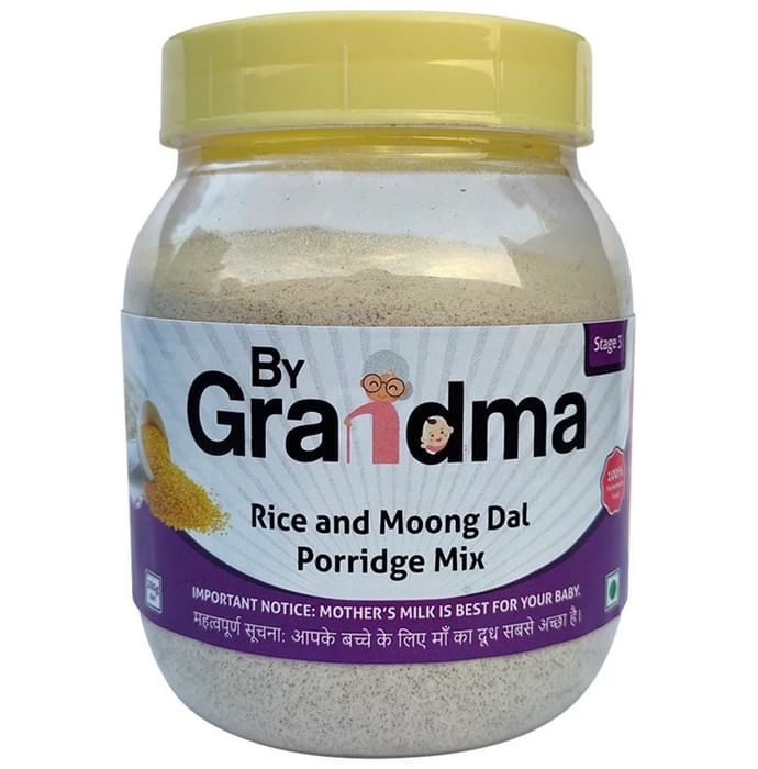 ByGrandma Porridge Mix Stage 3 Rice and Moong Dal - Nibasu