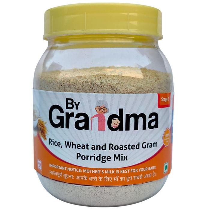 ByGrandma Porridge Mix Stage 3 Rice, Wheat & Roasted Gram - Nibasu