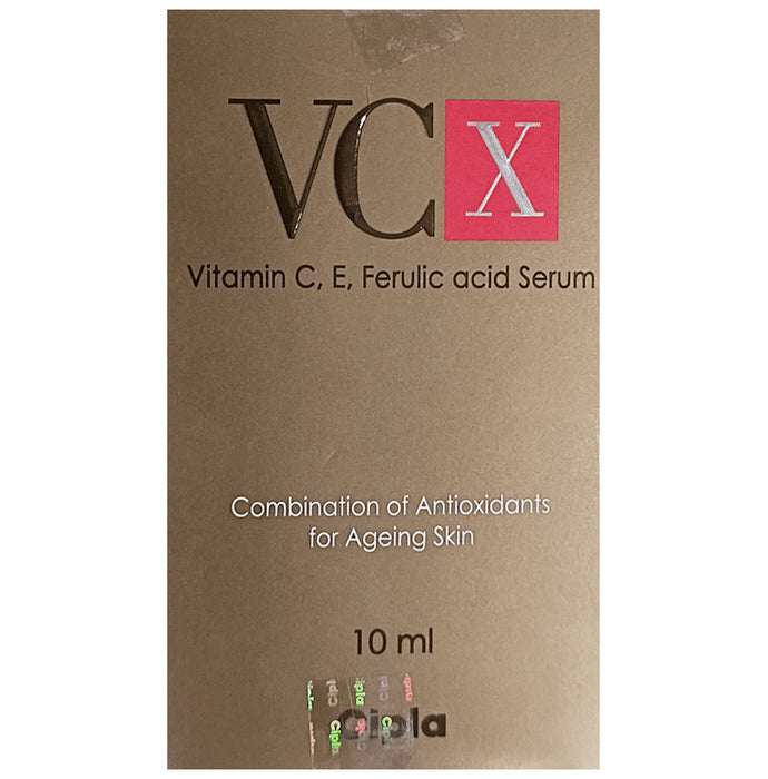 Vcx Vitamin C, E & Ferulic Acid Serum | Antioxidant Face Care Product for Ageing Skin, Dull Skin - Nibasu