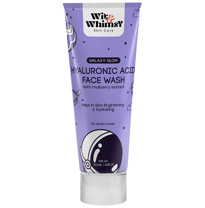 Wit and Whimsy Galaxy Glow Face Wash Hyaluronic Acid - Nibasu