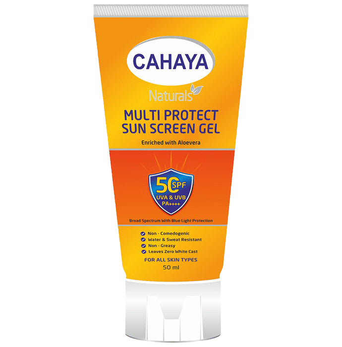 Cahaya Multi Protect Sunscreen Gel SPF 50 - Nibasu