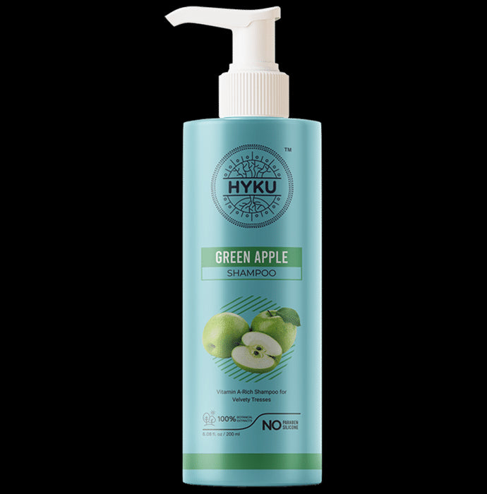 Hyku Green Apple Shampoo (200ml Each) - Nibasu