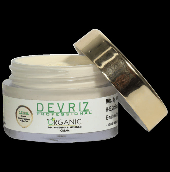 Devriz Professional Orgainic Skin Whitening & brithening Cream - Nibasu