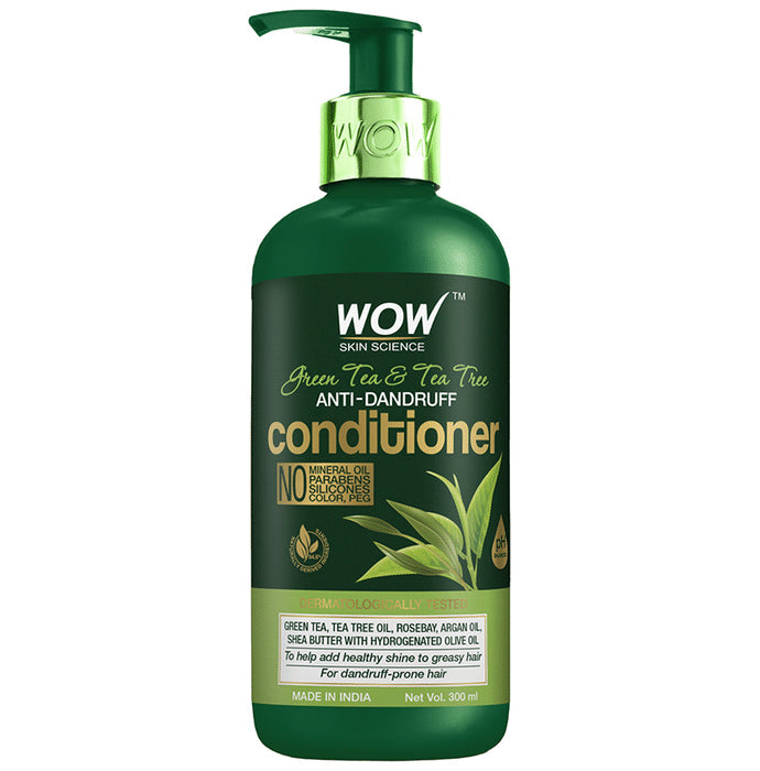 WOW Skin Science Anti-Dandruff Conditioner Green Tea Tree - Nibasu