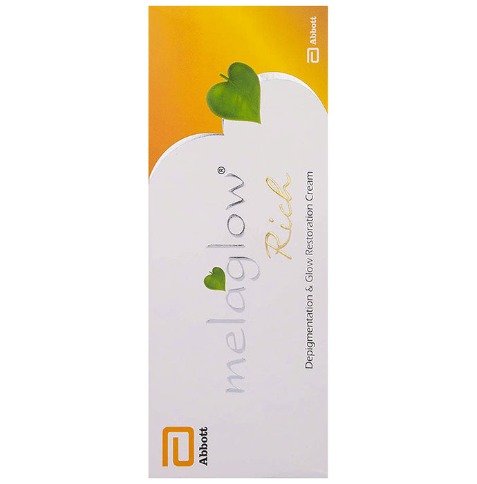 Melaglow Rich Depigmentation & Glow Restoration Cream | Skin Brightening and Lightening Face Care Product - Nibasu