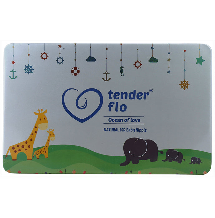 Tender flo Natural Silicon LSR Baby Nipple - Nibasu