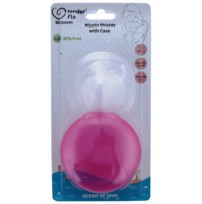 Tender flo Silicon Nipple Shield with Case - Nibasu