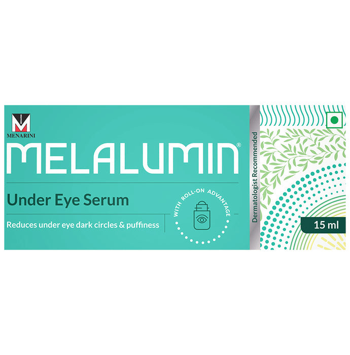 Melalumin Under Eye Serum | For Under Eye Dark Circles, Puffiness & Eye Care - Nibasu