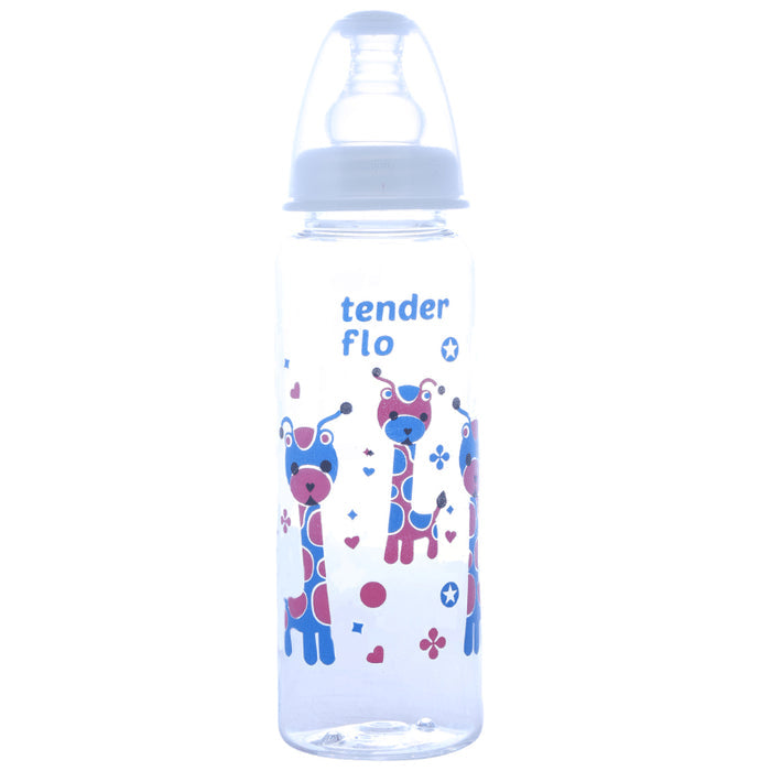 Tender flo Ultra Clear with Glow in Dark Cap Feeding Bottle - Nibasu