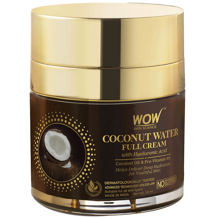 WOW Skin Science Coconut Water Full Cream - Nibasu