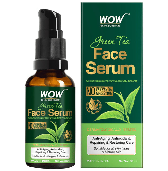 WOW Skin Science Green Tea Face Serum - Nibasu