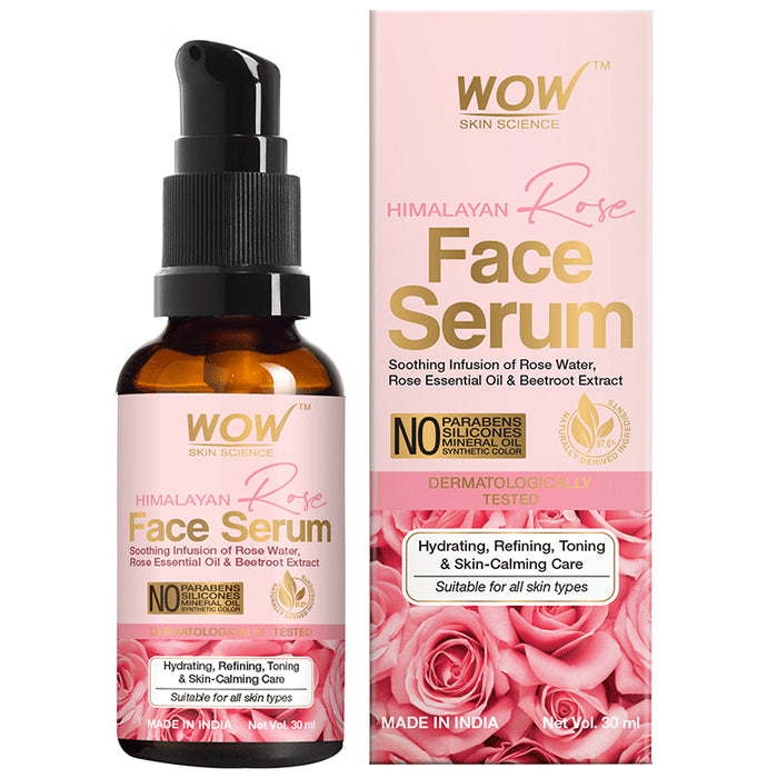 WOW Skin Science Himalayan Rose Face Serum - Nibasu