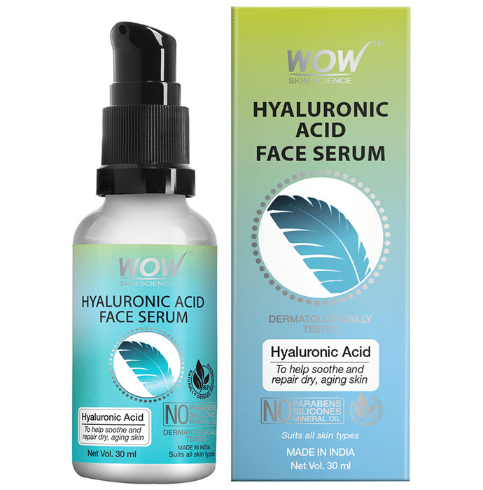 WOW Skin Science Hyaluronic Acid Face Serum - Nibasu