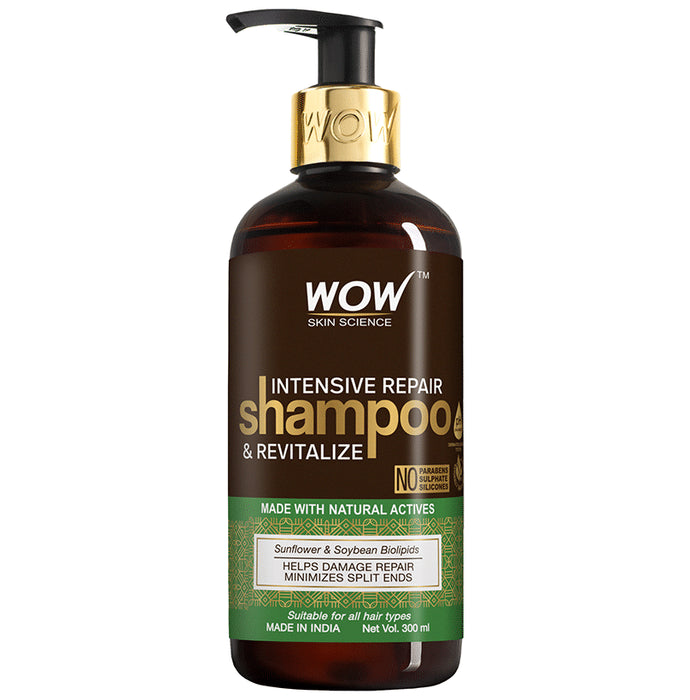 WOW Skin Science Intensive Repair Shampoo and Revitalize - Nibasu