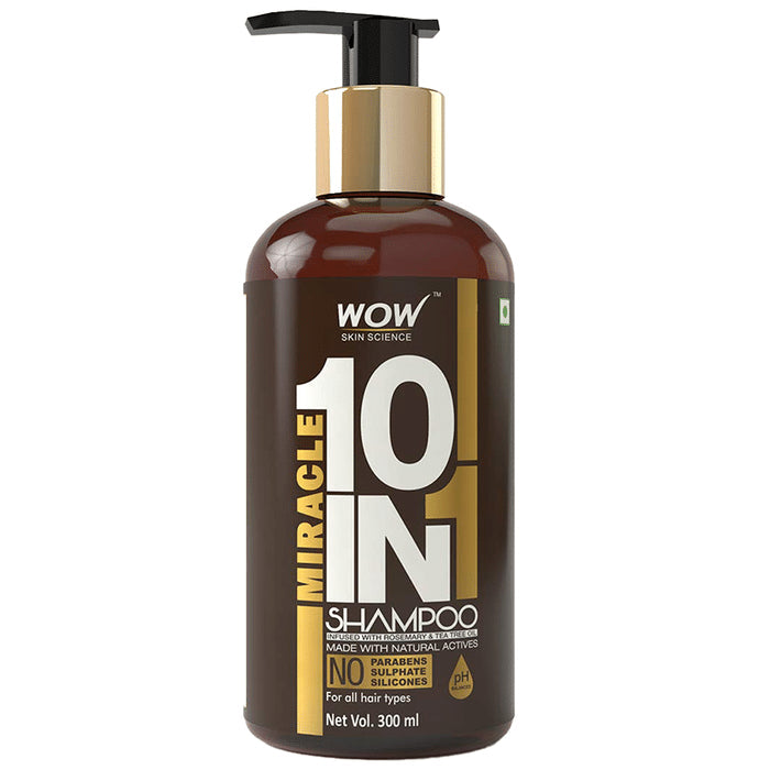 WOW Skin Science Miracle 10 IN 1 Shampoo - Nibasu