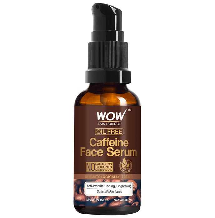 WOW Skin Science Oil Free Caffeine Face Serum - Nibasu