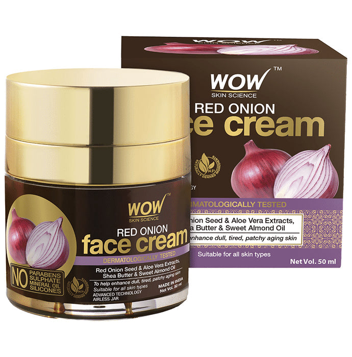 WOW Skin Science Red Onion Face Cream - Nibasu