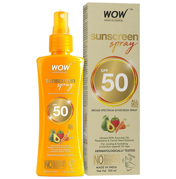 WOW Skin Science Sunscreen Spray SPF 50 - Nibasu