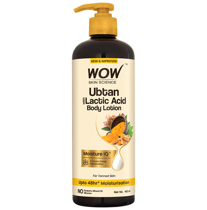 WOW Skin Science Ubtan Body Lotion - Nibasu