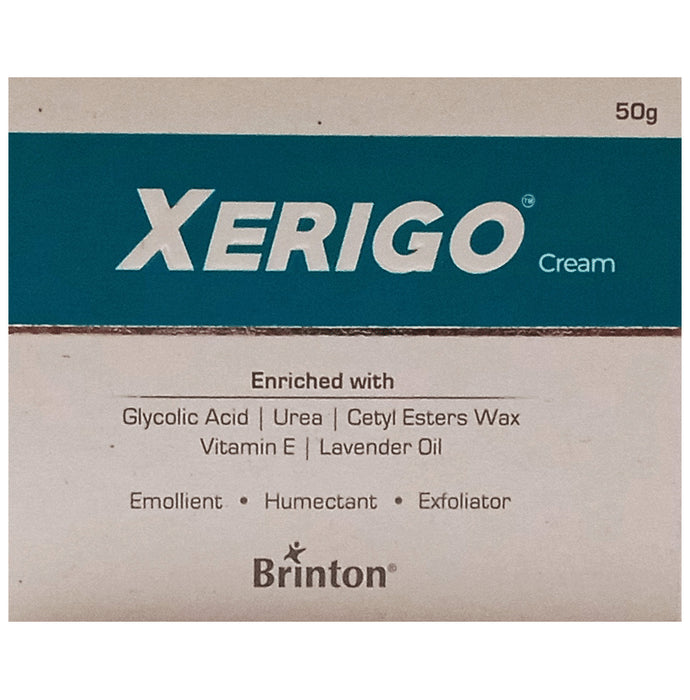 Xerigo Cream with Glycolic Acid, Vitamin E & Lavender Oil - Nibasu