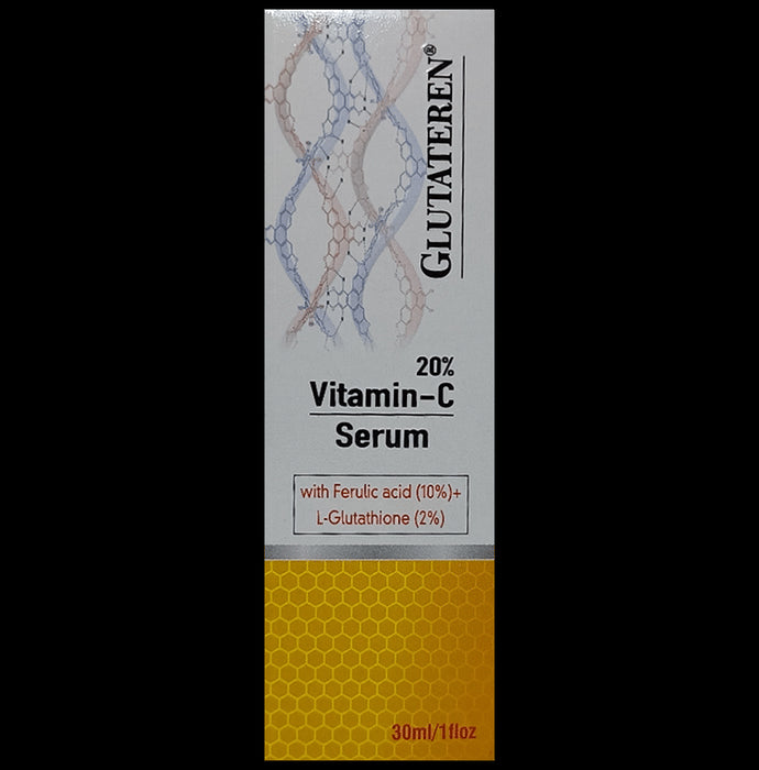 Glutateren 20% Vitamin-C Serum - Nibasu