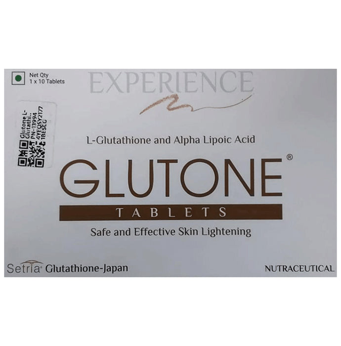 Glutone Tablet| L-Glutathione & Alpha Lipoic Acid - Nibasu