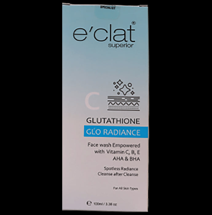 e’clat Superior Glutathione Glo Radiance Face Wash - Nibasu