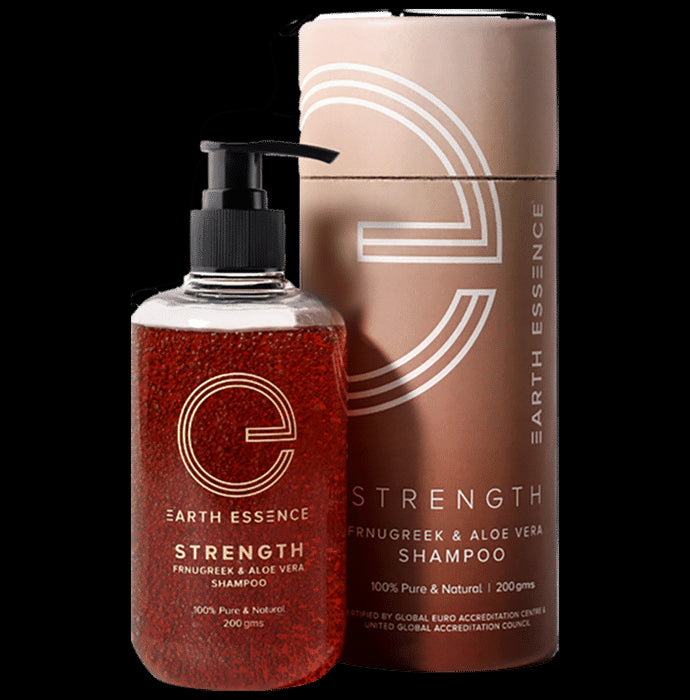 Earth Essence Strength Fenugreek & Aloe Vera Shampoo - Nibasu