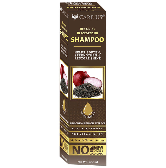 Care US Red Onion Black Seed Oil Shampoo - Nibasu