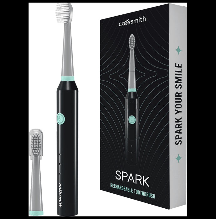 Caresmith Spark Rechargeable Electric Toothbrush Black - Nibasu