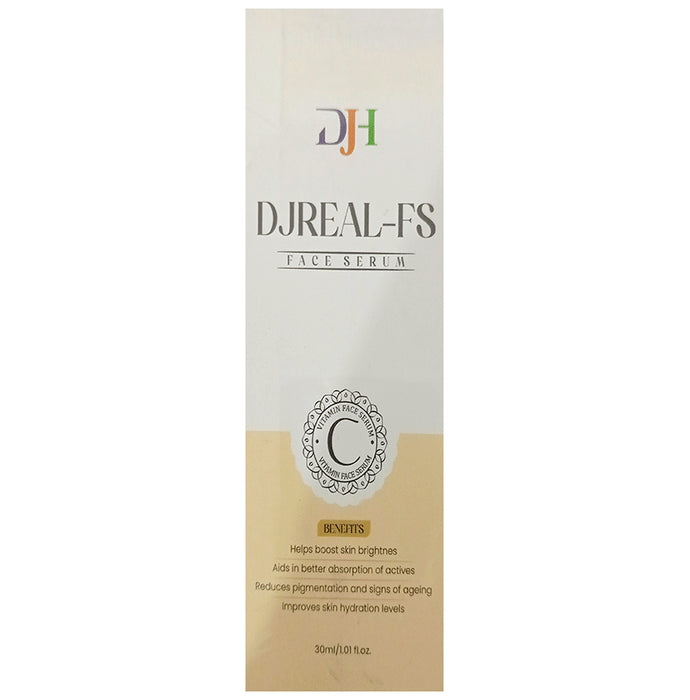 Djreal-FS Face Serum with Vitamin C | Cleanses & Moisturises the Skin - Nibasu