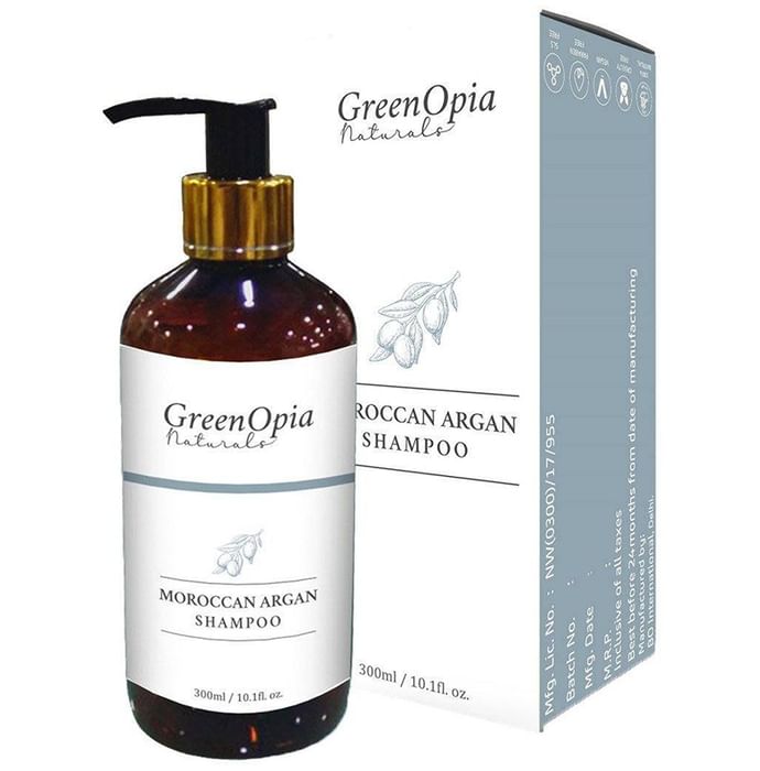 GreenOpia Naturals Moroccan Argan Shampoo - Nibasu