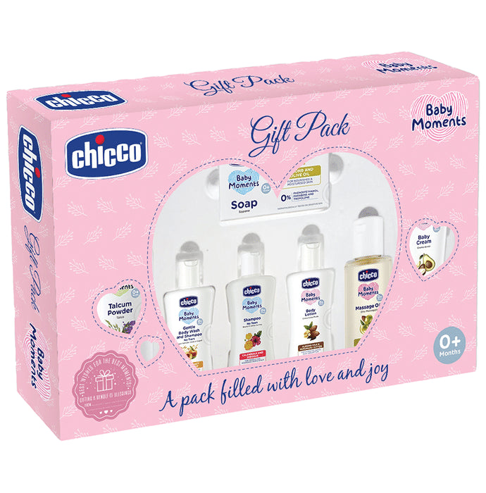 Chicco Baby Moments Gift Pack Pink - Nibasu