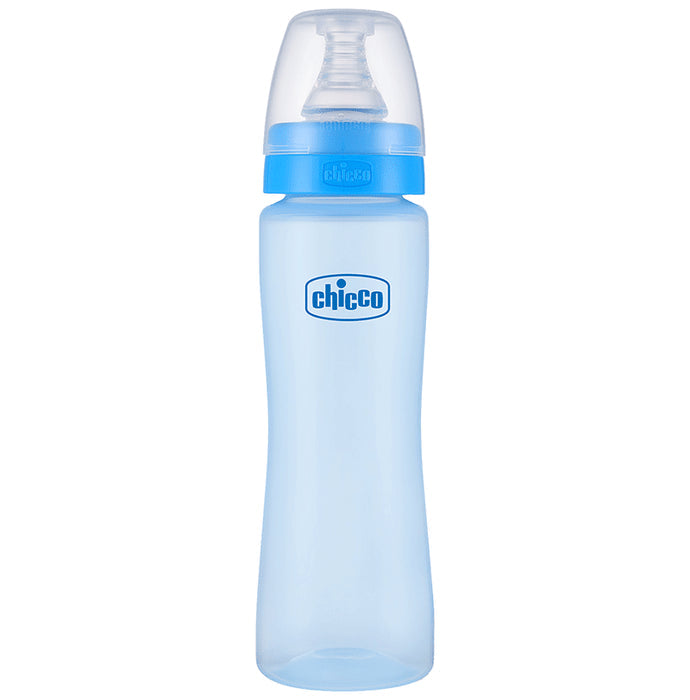 Chicco Feed Easy Anti-Colic Bottle 250ml Blue - Nibasu