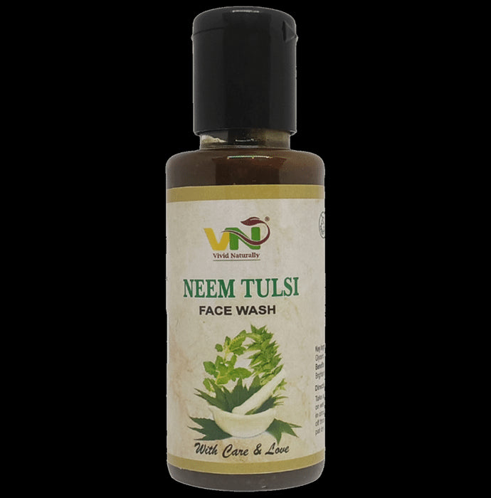 Vivid Naturally Neem Tulsi Face Wash - Nibasu