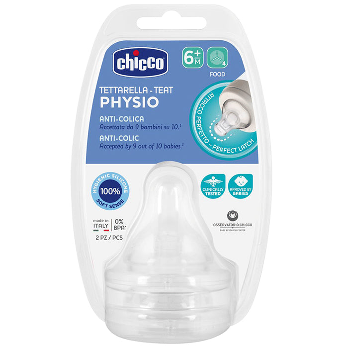 Chicco Teat Perfect 5 for Babies 6M+ 6m+ - Nibasu