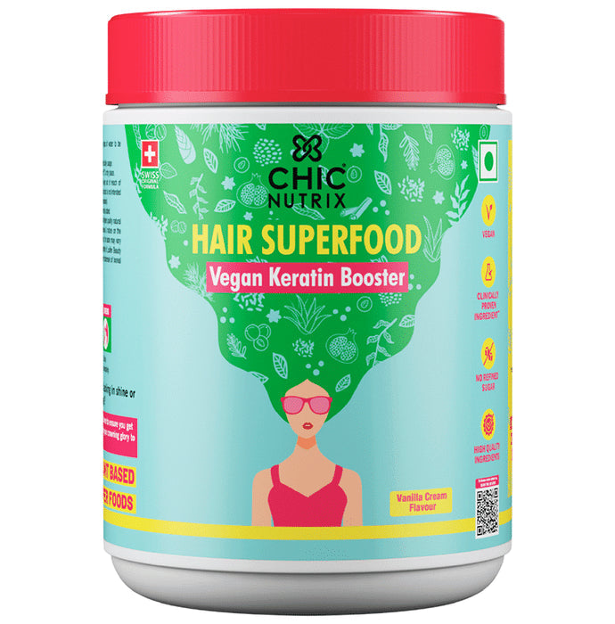 Chicnutrix Hair Superfood Vegan Keratin Booster Vanilla Cream - Nibasu