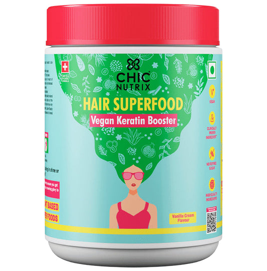 Chicnutrix Hair Superfood Vegan Keratin Booster Vanilla Cream - Nibasu