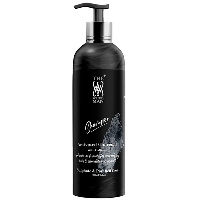 The Weird Man Shampoo Activated Charcoal with Caffeine - Nibasu