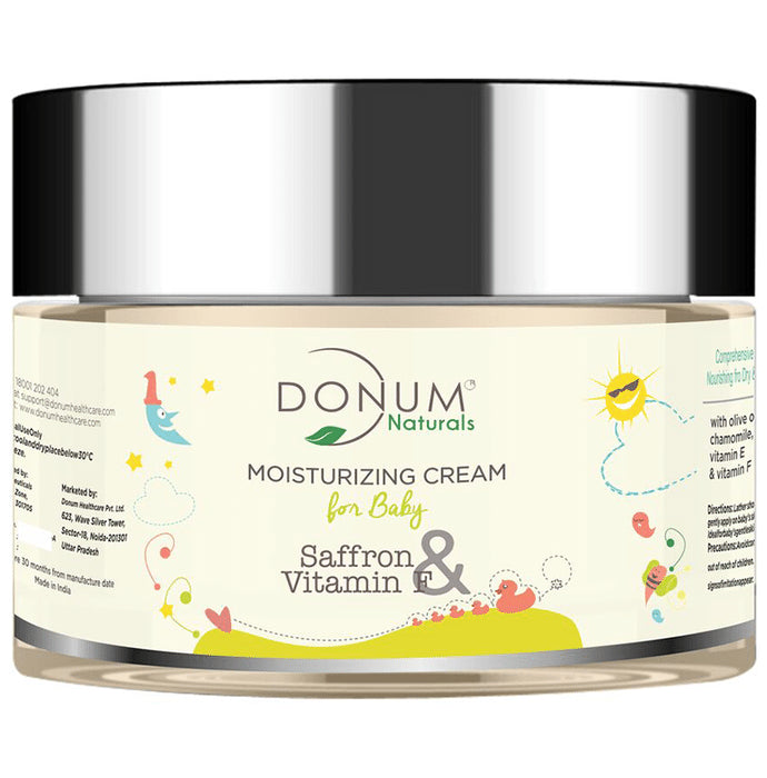 Donum Naturals Saffron & Vitamin F Moisturising Cream for Baby - Nibasu
